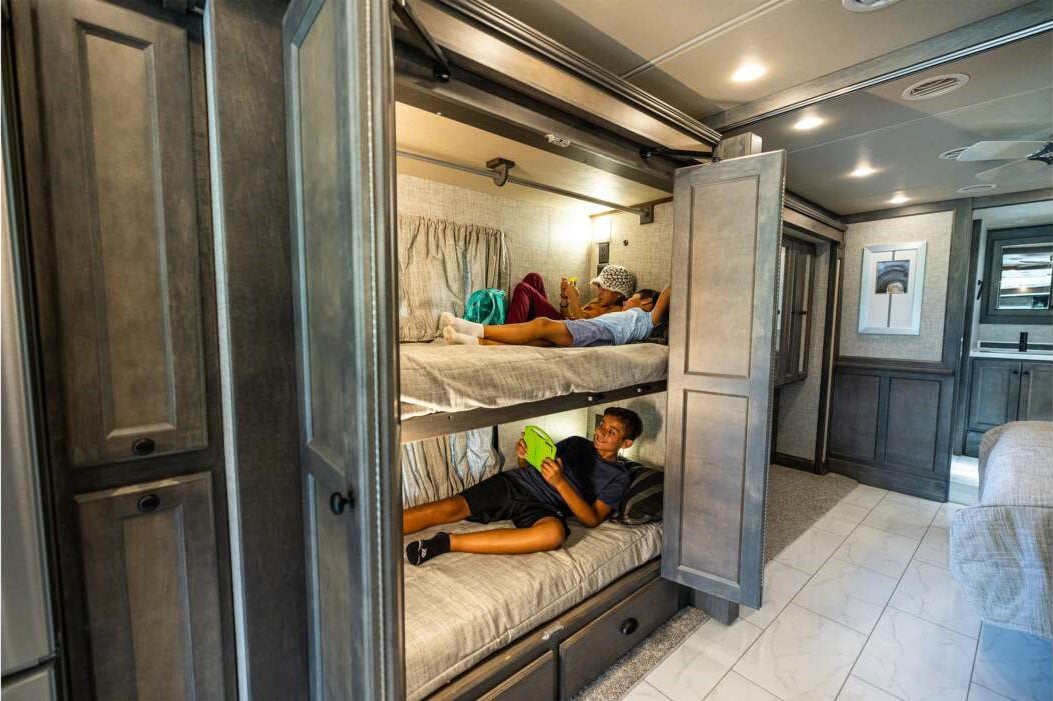 10 Awesome & Spacious Class A Motorhomes with Bunk Beds