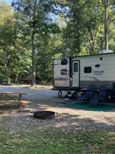 Campsite-with-travel-trailer