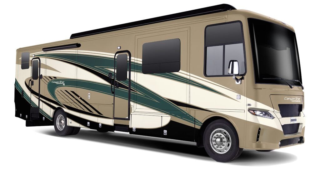 Class A Toy Haulers: Newmar Canyon Star Exterior