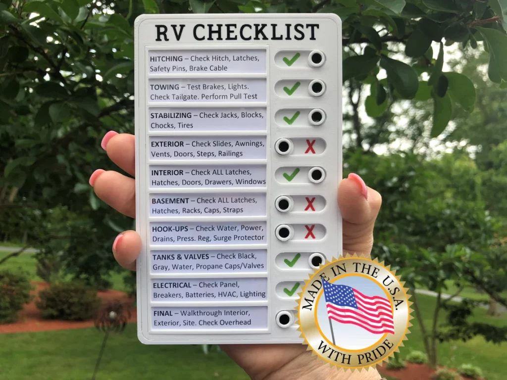 RV gifts for mom: camping checklist