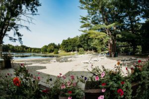 Best RV Parks in New England. Beach at Odetah resort.