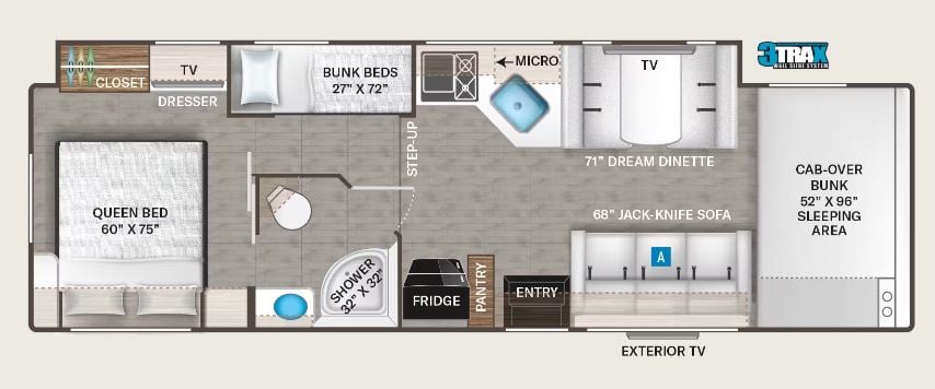 Class C With Bunk Beds: Thor Chateau