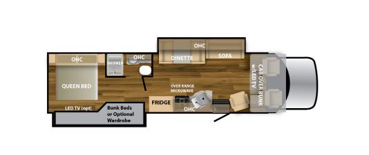 Class C with Bunk Beds: Wraith 35W