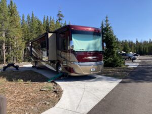 Class A RV at RV Park