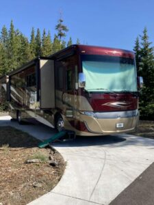 Class A RV at RV Park