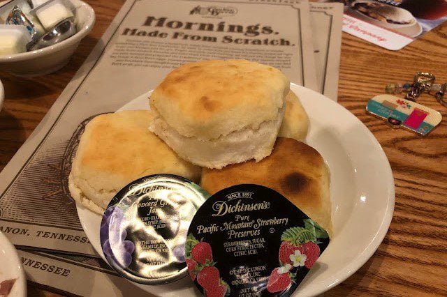 Biscuit Breakfast Plate from Cracker Barrel