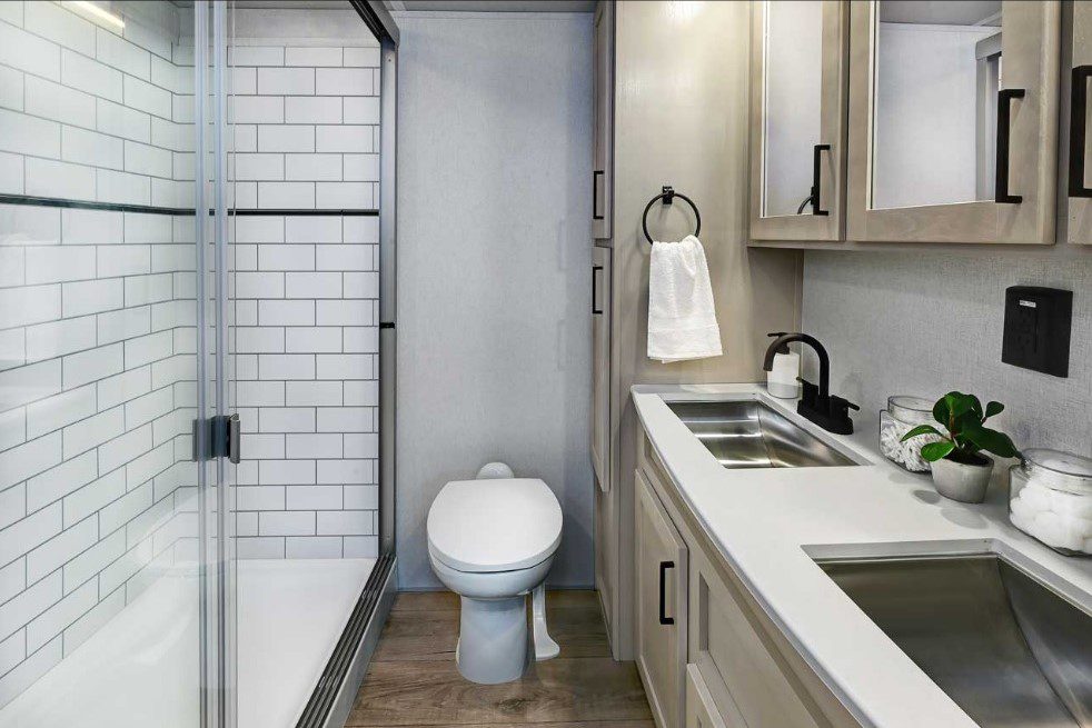 10 Luxurious RVs with Large Bathrooms (2024) Travels with Ted