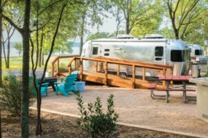 Best Campgrounds with RV Rentals: Lake Bastrop North Shore Park