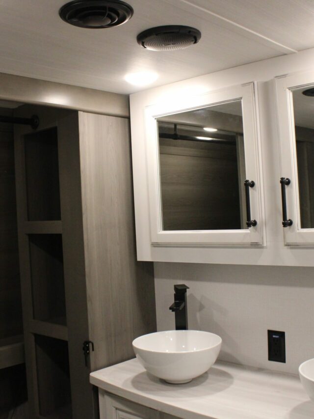 Check out 10 RVs with Enormous Bathrooms! Travels with Ted