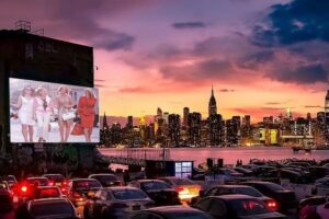 Brooklyn drive-in movie theater.