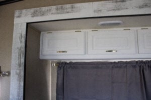 Remodeled RV Slide Out Trim and Cabinets