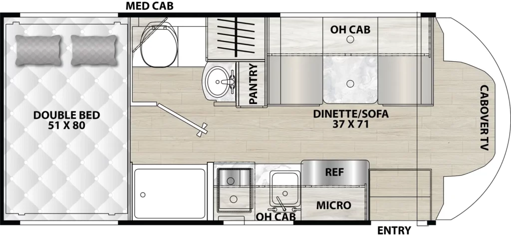  Coachmen Cross Trail EV 20XG floorplan