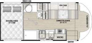  Coachmen Cross Trail EV 20XG floorplan