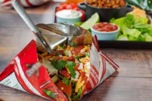 Camping tacos in a bag.