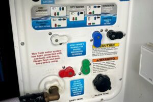 Water Control Panel on RV
