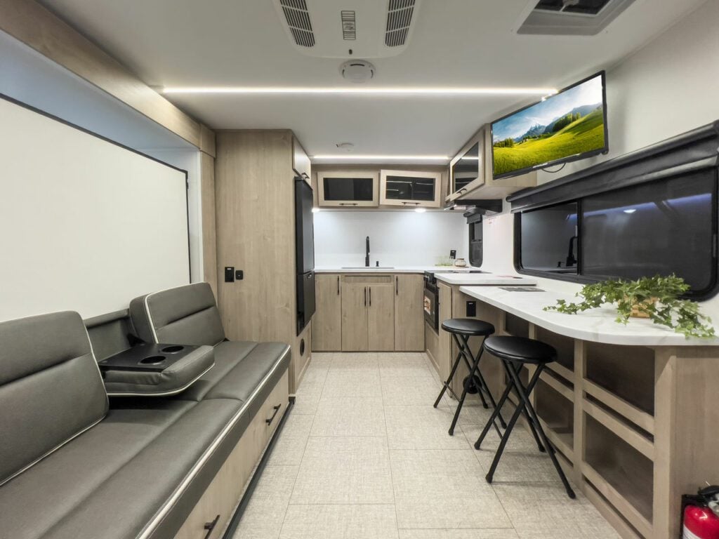 Best Front Kitchen Travel Trailers: Grand Design Imagine AiM 14MS