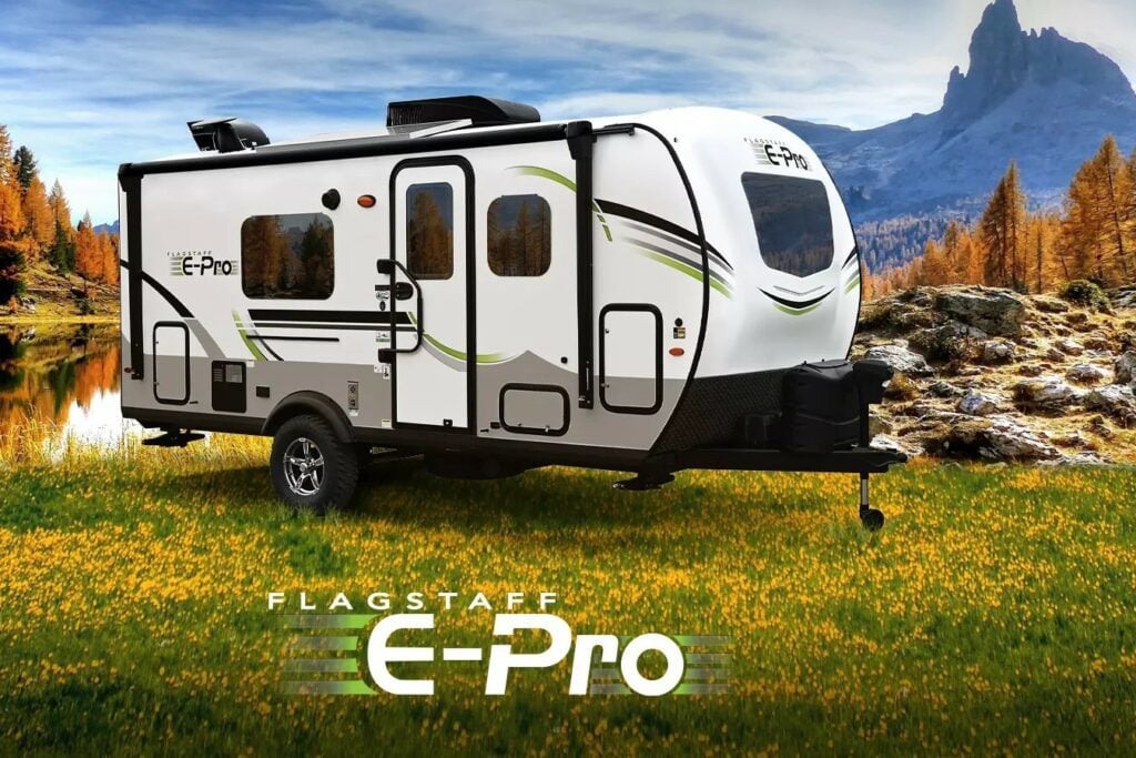 Best Travel Trailers with Front Kitchens: Flagstaff E-Pro E20FKS