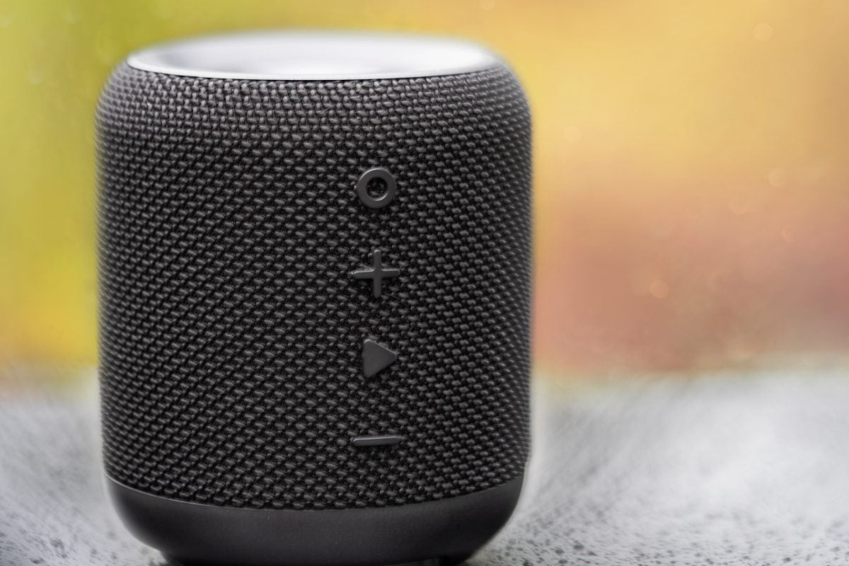 Portable speaker.