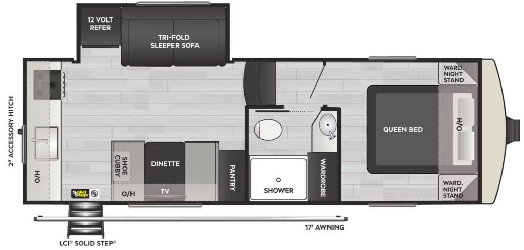 Small Fifth Wheel Trailers: Arcadia Select 21SRK