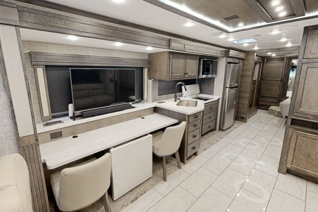 Tiffin RV Dining Bar / Desk