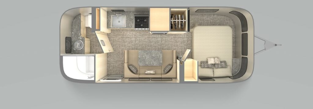 Travel Trailers with Twin Beds: Airstream Flying Cloud 23FB