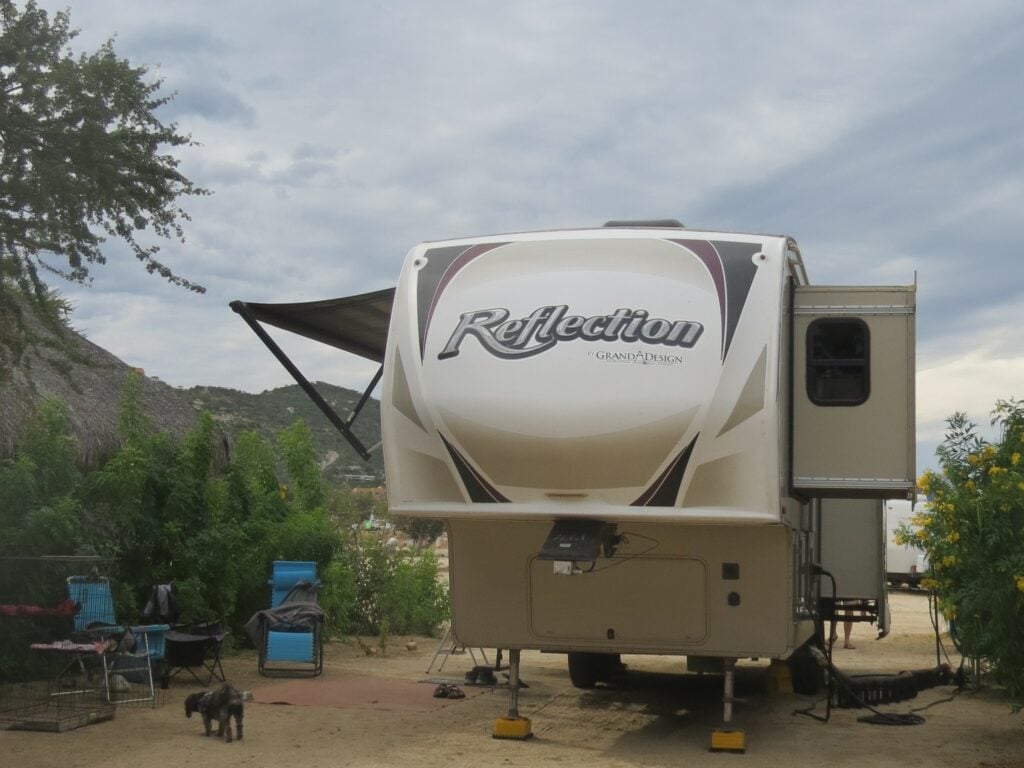 Beach RV Park in Mexico.