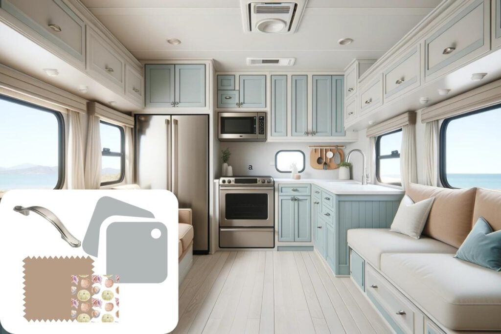 Sky blue RV color scheme