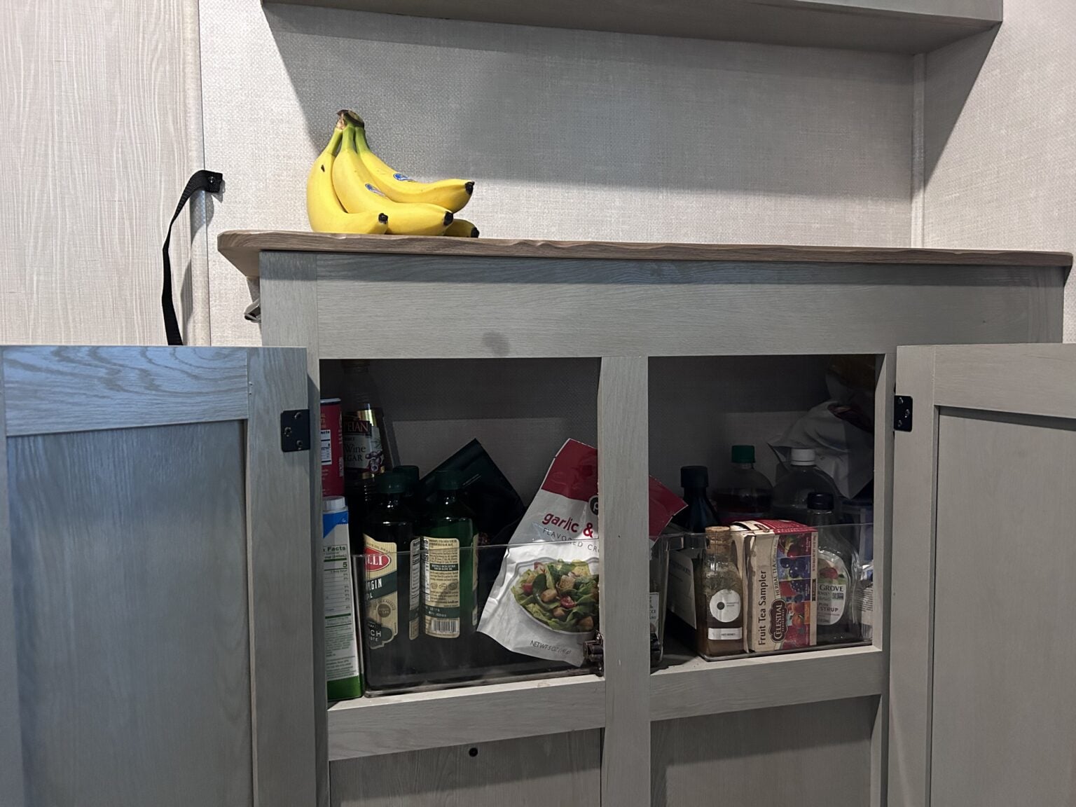 Organizing Rv Pantry How I Organized My Small RV Kitchen (Easy Hacks!) - Travels with Ted