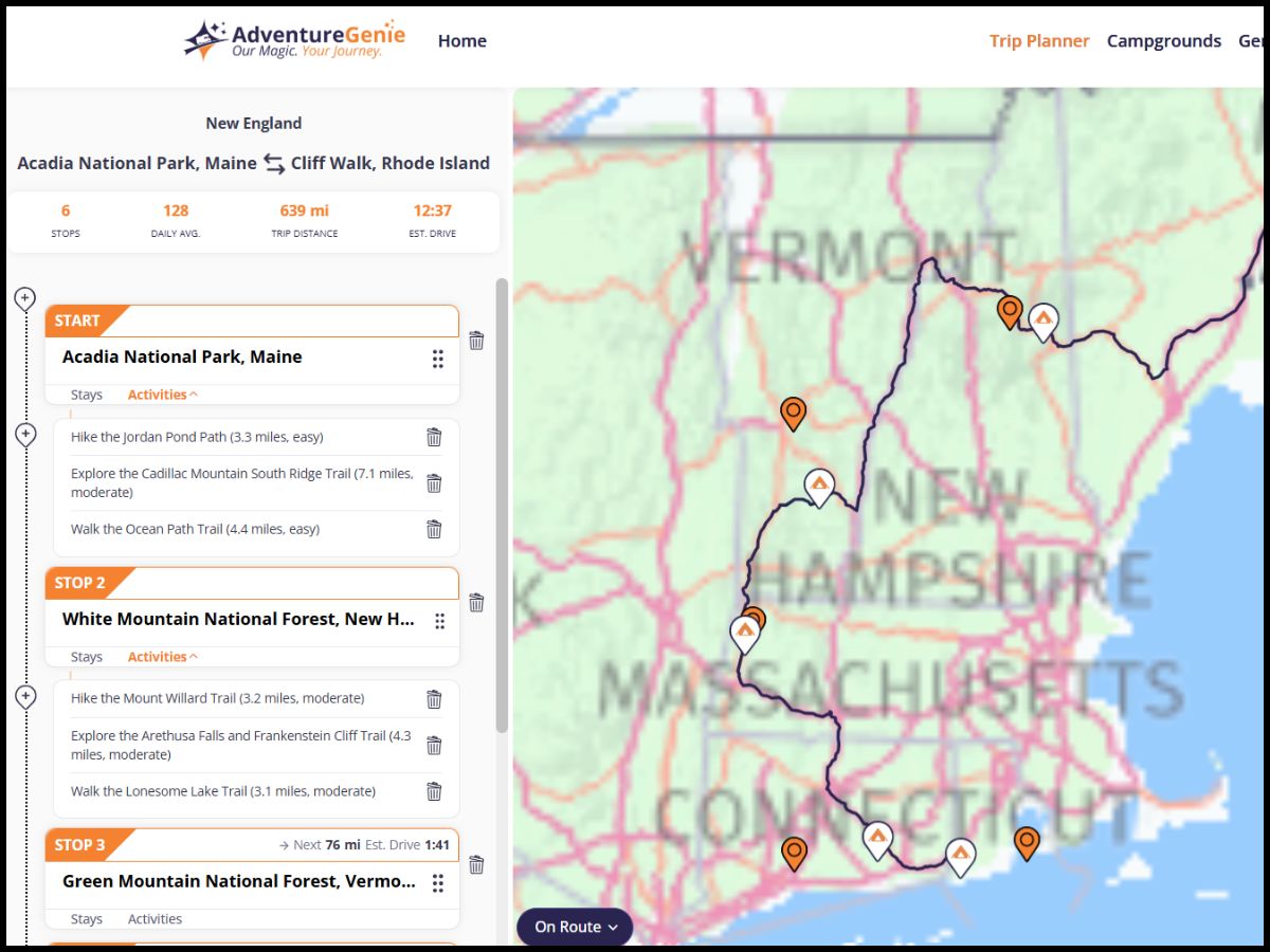 AdventureGenie AI Road Trip Planner Review and Discount Code