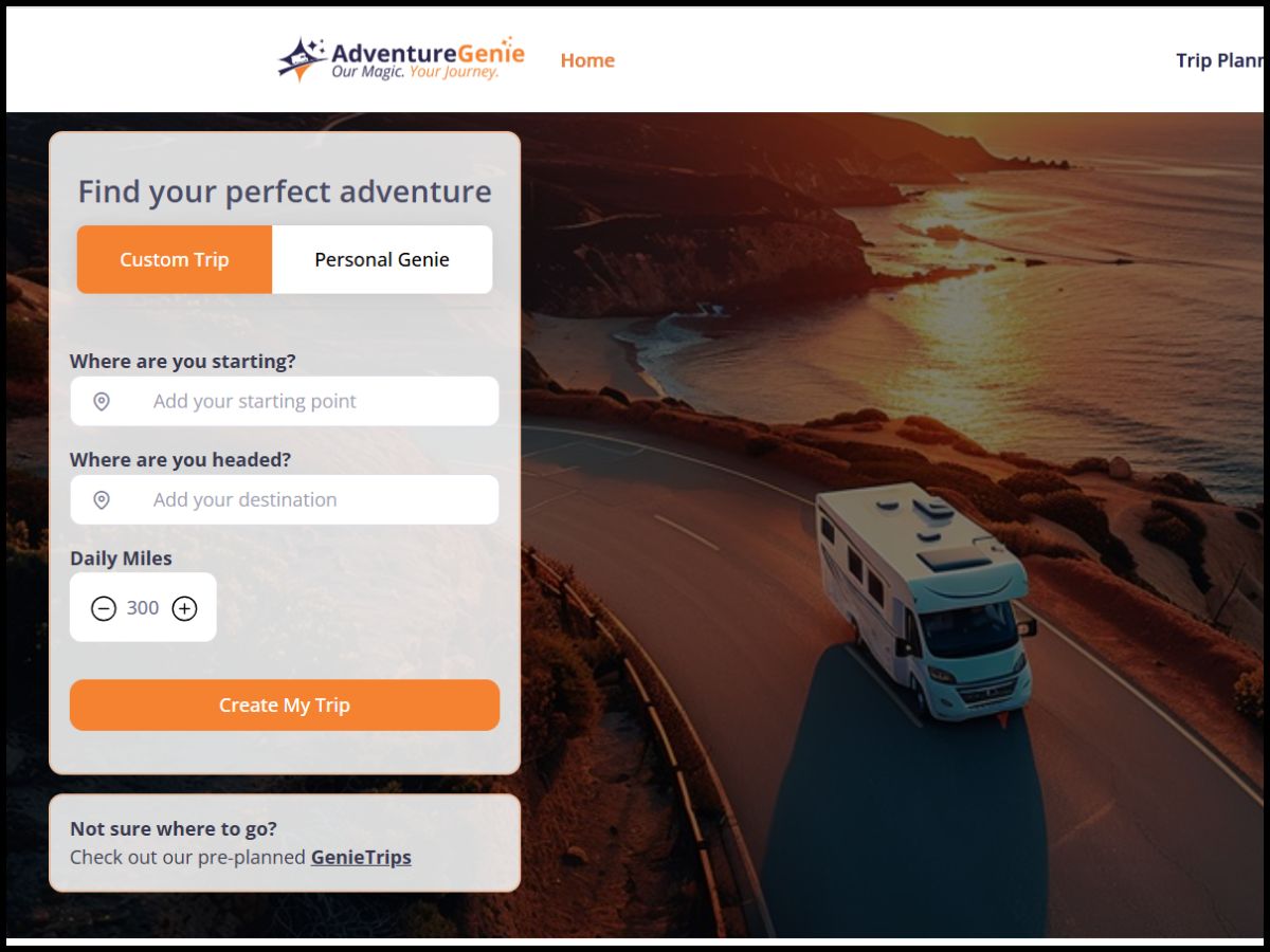 AdventureGenie AI Road Trip Planner Review and Discount Code