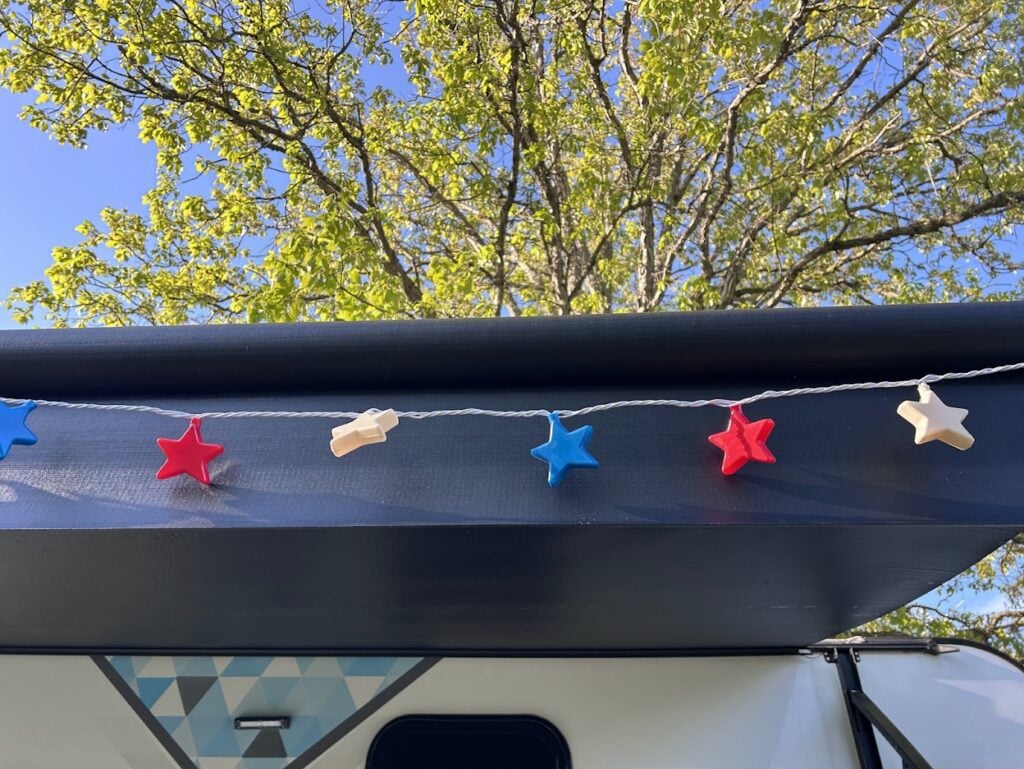Star-shaped RV party lights