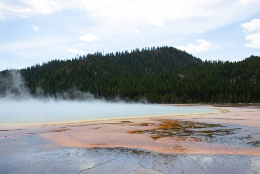 Hot spring at Yellowstone National Park