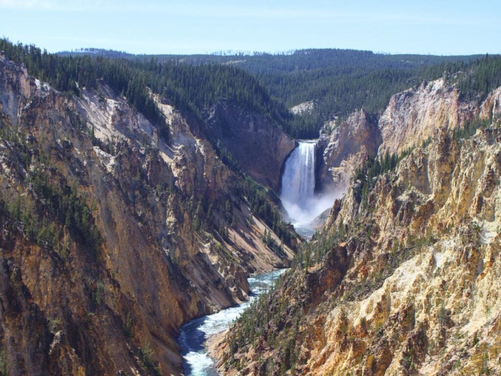 Artist Point at Yellowstone National Park