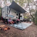 Couple at RV Campsite