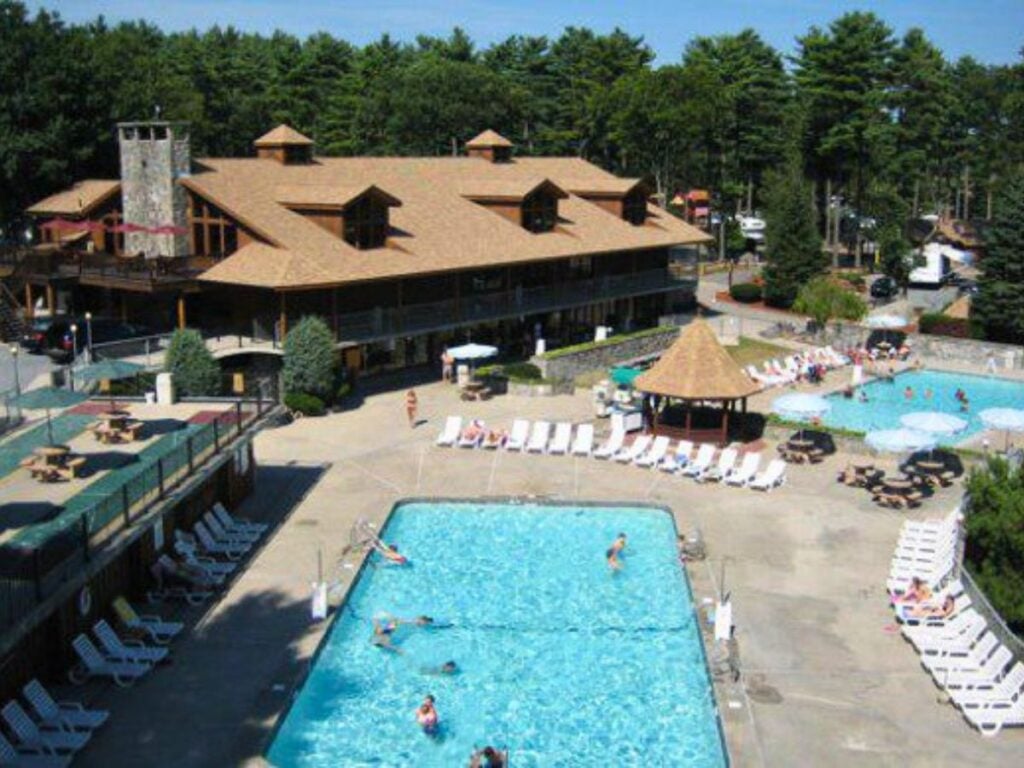 Pools at Normandy Farms campground.