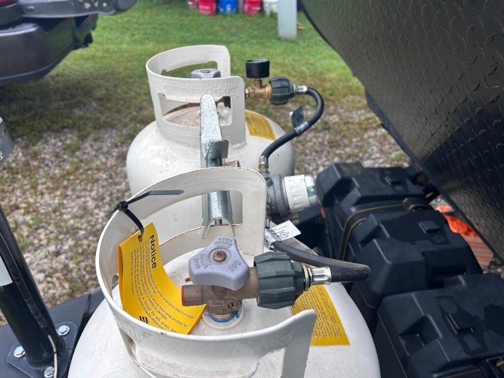 RV propane tanks