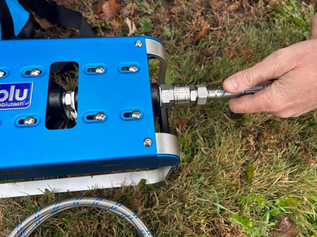 Quick connect on Blu filter
